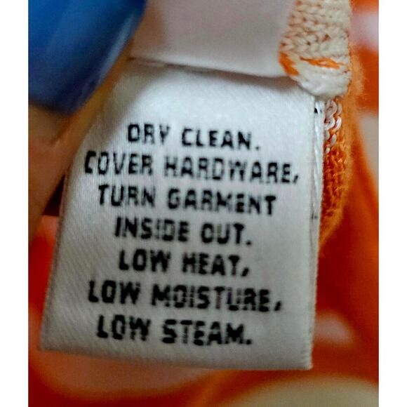 ST. John Sport SzSm Wool blend top. Orange n White. Drawstrings crossed. Luxury - Picture 14 of 16